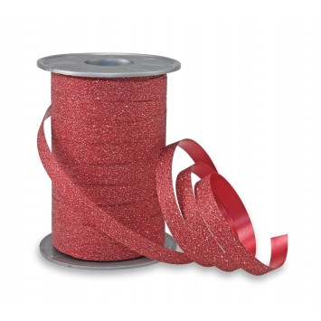 Ribbon Poly Glitter Burgundy RPGBY